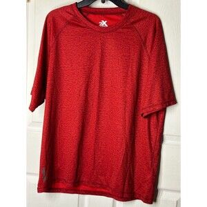 ZeroXposer Sun Protection Shirt Mens XL UPF 50+ Red Heather Performance Pullover